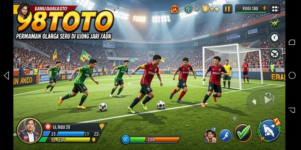 Tampilan gameplay 98TOTO yang penuh aksi dan seru.