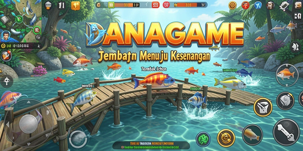Gameplay seru Tembak Ikan di DANAGAME