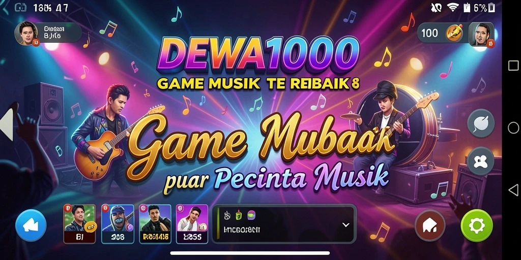 Screenshot DEWA1000 menampilkan gameplay yang menakjubkan dan interaktif.