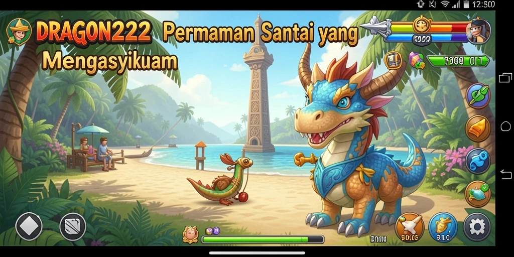 Screenshot gameplay menampilkan aksi seru di DRAGON222.