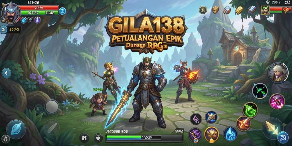 Screenshot gameplay GILA138 menampilkan aksi seru dalam dunia RPG.