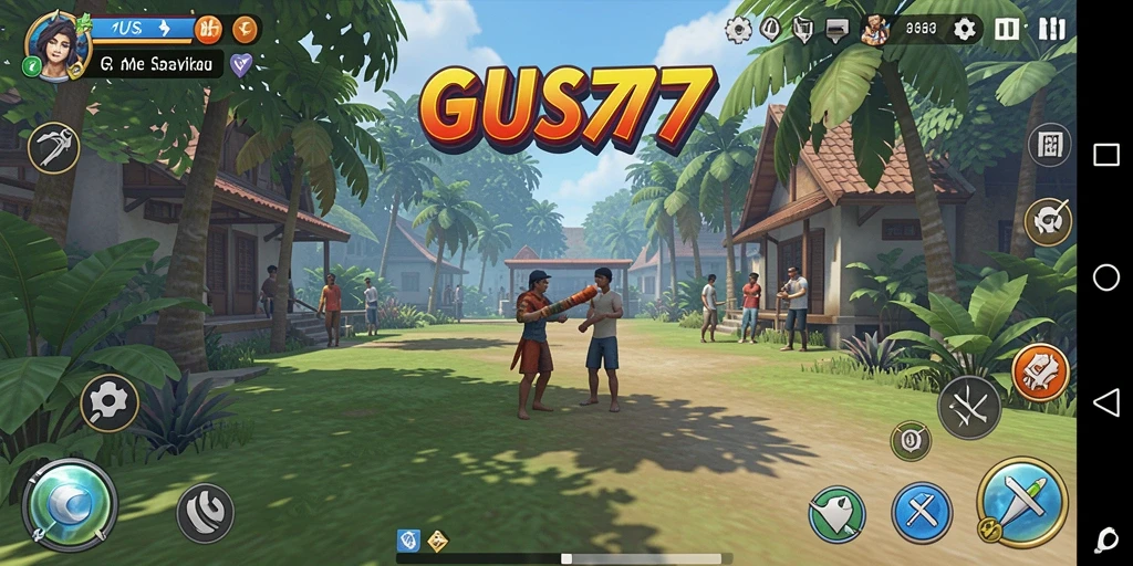 Gameplay seru GUS77 dengan grafis yang menarik.