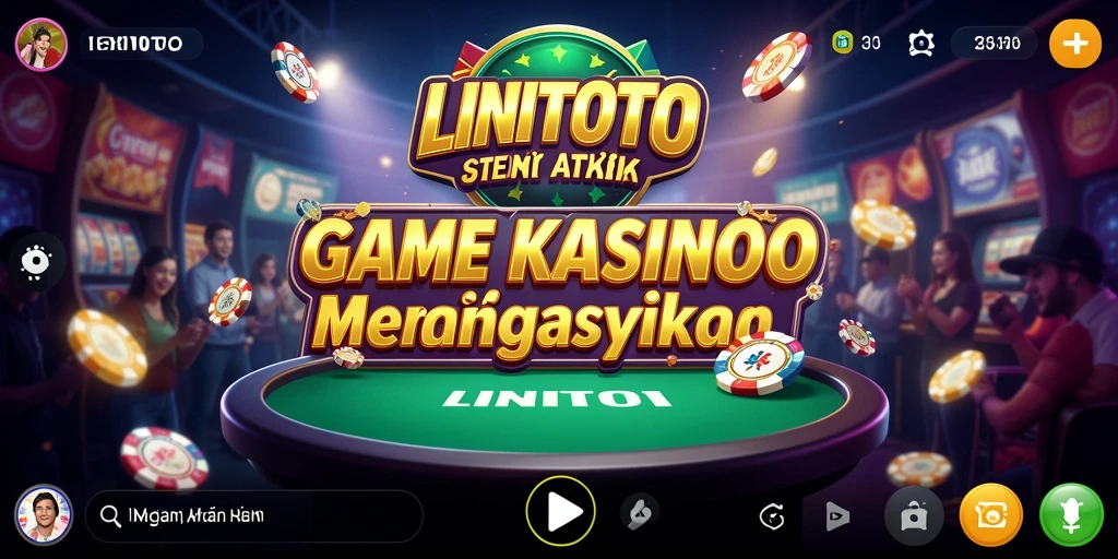 Gameplay menarik LINITOTO dengan berbagai permainan Kasino.