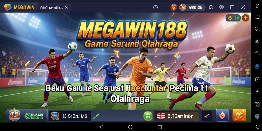 Tangkapan layar gameplay seru dari MEGAWIN188 yang menunjukkan aksi olahraga.