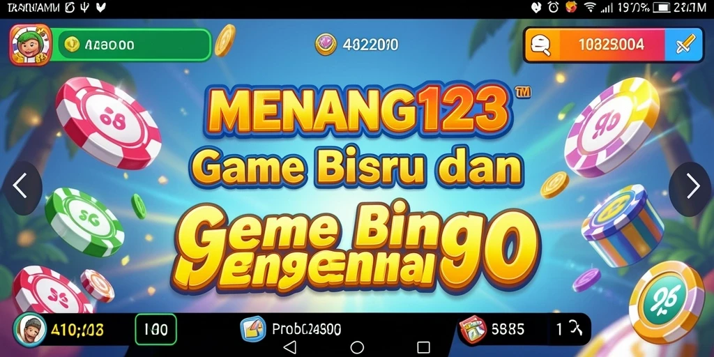 Gameplay Bingo yang menegangkan dan seru di MENANG123.