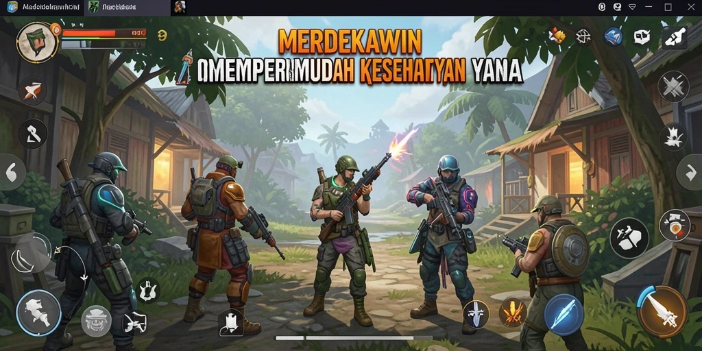 Tampilan antarmuka MERDEKAWIN yang intuitif dan menarik.