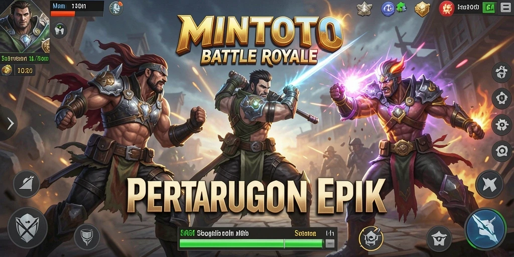 Tampilan gameplay MINTOTO yang menegangkan dan seru.