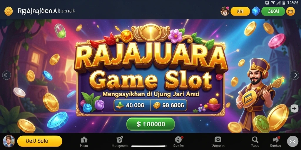 Tampilan menarik dan gameplay seru di RAJAJUARA.