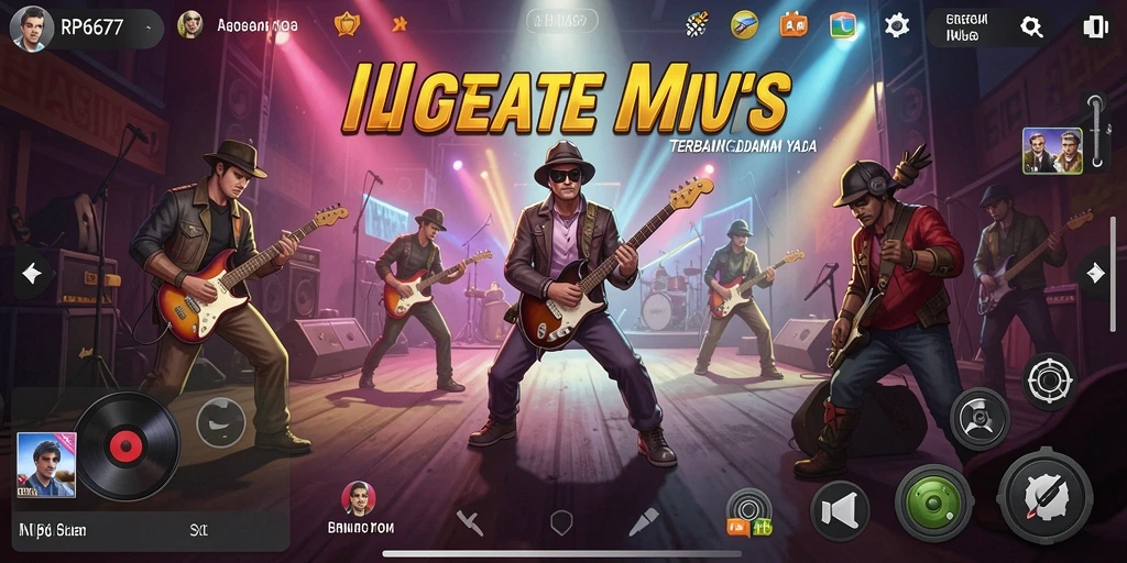 Gameplay menarik dengan berbagai pilihan lagu dalam RP6677.