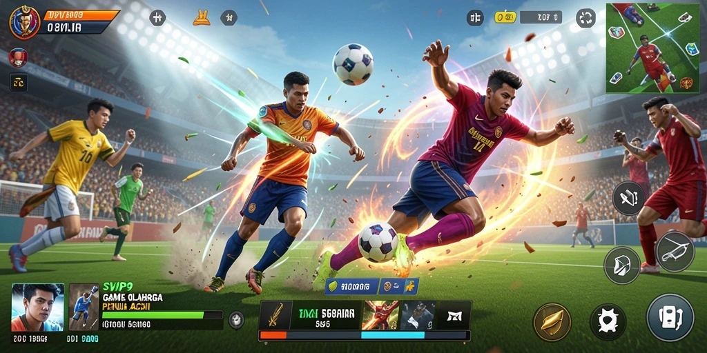 Tampilan gameplay SVIP9 yang seru dan penuh aksi olahraga.
